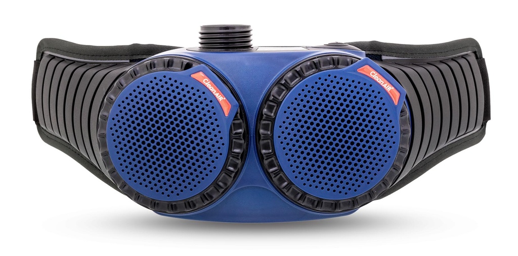 CleanAIR AerGO incl comfort riem, batterij, oplader, riem, PRSL filters