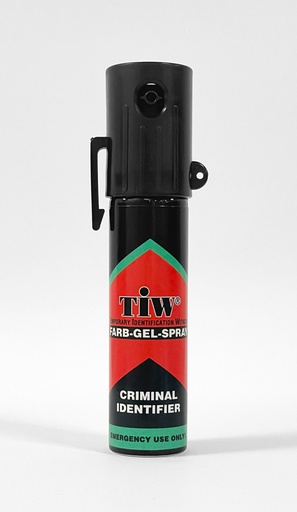 [1202] TIW Farb-Gel-Spray with clip, red
Color-gel spray, criminal identifier